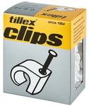 Tillex Clips 8-12mm (2,0x35mm spik) Vit (100-pak)