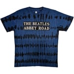 The Beatles T Shirt Abbey Road Sign Band Logo Official Dip Dye Black Unisex XL