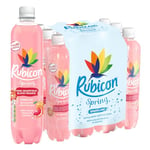 Rubicon Spring 12 Pack Pink Grapefruit & Blood Orange, Sparkling Spring Water with Real Fruit Juice & Natural Flavours, Only 15 Calories - 12 x 500ml Multipack Bottles