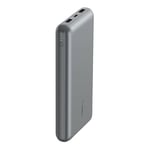Belkin USB C Portable Charger 20000mAh, 20K Power Bank with USB Type C Input Output Port and 2 USB A Ports with Included USB C to A Cable for iPhone, Galaxy, Pixel, iPad, AirPods and More –Space Grey