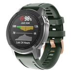 Garmin Fenix ​​​​7S / 6S Pro / 5S Plus Silikone urrem, 20 mm - Grøn