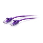 C2G 4.5M (15Foot) CAT6A Extra Flexible Slim Ethernet Cable, Ideal for use with Router, Modem, Internet,Wifi boxes, Xbox, PS5, Smart TV, SKY Q, IP Camera. Delivering Ultra Fast Internet Speeds. PURPLE