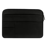 Laptop Bag Universal Multiple Pockets Wearable Oxford Cloth Soft Portable Leisurely Laptop Tablet Bag, For 14 inch and Below Samsung, Lenovo, Sony, DELL Alienware, CHUWI, ASUS, HP(Black)