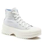 CONVERSE Homme Chuck Taylor All Star Lugged 2.0 Platform Mixed Material Sneaker, Mystic Sky Egret Mystic Sky, 46 EU