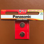 2 x Panasonic CR2016 3V Lithium Coin Cell Battery 2016