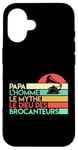 Coque pour iPhone 16 Fete des peres humour brocante papa antiquaire antiquités