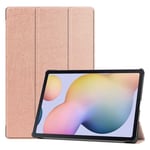 Tri-fold fodral med stativfunktion för Galaxy Tab S7 Plus 12,4", Mörkrosa