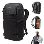 Lowepro ProTactic Lite BP 150 AW III Laptop Backpack, Top and Side access, Professional Camera Bag, DSLR/Drones/Mirrorless, Up to 14" Laptop, Rain Cover, for Photographer, Videographer, Volume 25L