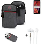 Holster + earphones for Samsung Galaxy XCover 5 Belt Pouch