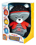 Jemini 023991 JOHN LE RATON Peluche bluetooth +/- 20 cm Raccoon Plush, Multicolored