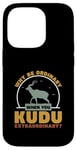 Coque pour iPhone 14 Pro Pourquoi être ordinaire lorsque vous Kudu Extraordinaire Cool Kudu Hunter