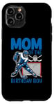 Coque pour iPhone 11 Pro Hockey Mom Of The Birthday Boy Hockey Family Matching gift