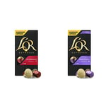 L'OR Espresso Splendente Intensity 7 with Lungo Profondo Intensity 8 - Nespresso Compatible Coffee Capsules (Pack of 20, 200 Capsules in Total)