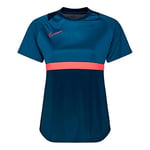 NIKE Academy Pro Shirt Women's Shirt - Valerian Blue/Laser Crimson, X-Large