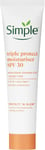 Simple Protect 'N' Glow Triple Moisturiser SPF 30, 40ml 