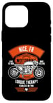 Coque pour iPhone 16 Pro Max Nice France Rétro Moto Design