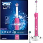 Oral-B Smart 4 -4000W- Electric Toothbrush Pink