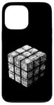 Coque pour iPhone 13 Pro Max Magic Cube 3D Wireframe – Vintage Magic Cube Lover