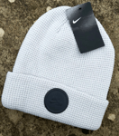 Genuine NIKE AIR Light Grey Waffle BEANIE Toque Hat Tags OSFA Tags Unisex