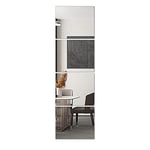 Delma Lot de 4 Carreaux de Miroir muraux en Verre Pleine Longueur, 35,6 x 30,5 x 30,5 cm, Carreaux de Miroir intégral sans Cadre pour Chambre à Coucher, Miroir Pleine Longueur, Fixation Murale pour