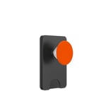 Accessoire pour poignée de téléphone mobile Orange PopSockets PopGrip - Support et Grip pour Smartphone/Tablette avec un Top Interchangeable PopSockets PopWallet pour MagSafe