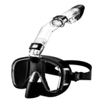 Snorkel Mask Foldable Diving Mask Set with  System and Camera Mount,7507