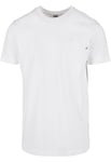 Urban Classics Men's Organic Cotton Basic Pocket Tee T Shirt, White, 3XL UK