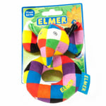 ELMER THE ELEPHANT RING RATTLE EL1447 DAVID McKee's STORY BOOK BABY SOFT TOY NEW