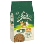 Ekonomipack: 2 x James Wellbeloved kattfoder till lågpris! - Kitten Turkey & Rice (2 x 1,5 kg)