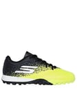 Skechers Junior Razor Astro Turf Football Boots -Yellow/Black, Yellow, Size 13