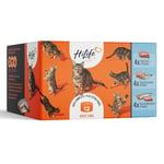 HiLife Adult Wet Cat Food Tins, Mixed Tuna Recipes in Sauce, Complete Tinned Cat Food, 100% Natural & Grain Free, Tuna Loin / Tuna with Sardine / Tuna with Mackeral (12 x 70g Cans)