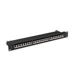 LANBERG PPS7-1024-B PATCH PANEL 24 PUERTOS 1U CAT.7 FTP NEGRO