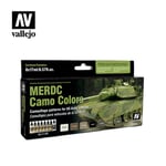 Vallejo Paint Set MERDC Camo Colors