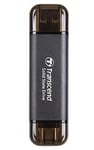 TRANSCEND 256GB External SSD ESD310C USB 10Gbps/A