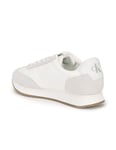 Calvin Klein Jeans Baskets De Running Homme Retro Wingtip Mix Chaussures De Sport, Blanc (White/Creamy White), 44