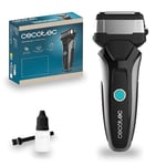 Cecotec Tondeuse à barbe sans fil PrecisionCare X-Trimm Triple, 3 lames en acier inoxydable, écran, autonomie de 60 min, protection IPX6