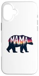 iPhone 16 Plus MAMA BEAR Women Scenic Christmas Pajama Family Mom Gift Case