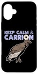 Coque pour iPhone 16 Plus Keep Calm And Carrion Vautour Scavenging Bird