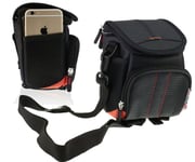 Navitech Black Bag For The Canon IXUS 190 Compact Camera