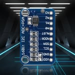 1pc 16‑Bit I2C ADC Development Board Analog To Digital Converter Module mai