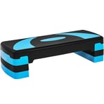 Yaheetech Stepper Aerobic Step de Fitness Hauteur Ajustable 10,5 cm/15 cm/20 cm Surface Antidérapante pour la Maison ou la Salle de Gym