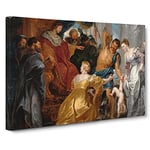 The First Book Of Kings In The Bible By Peter Paul Rubens Canvas Print for Living Room Bedroom Home Office Décor, Wall Art Picture Ready to Hang, 30 x 20 Inch (76 x 50 cm)