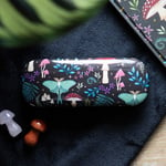 Dark Forest Enchanted Glasses Case, Mystical Mushroom Luna Moth Gothic Accessory