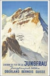 JUNGFRAU SUISSE Rf41 - POSTER HQ 70x90cm d'une AFFICHE VINTAGE