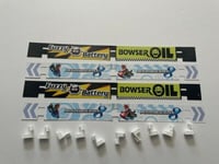 Greenhills Carrera GO!!! Mario Kart Fences x 4 & Clips x 10 - NEW - MACC843