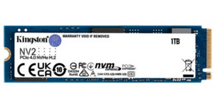 Kingston 1Tb Nv2 Pcie 4.0 Nvme Ssd, R/W 3500/2100 Mb/S