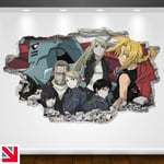 FULL METAL ALCHEMIST ANIME Wall Sticker Decal Vinyl Art A5