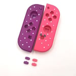 Kit de Coque de Poignée Compatible Nintendo Switch Joy-con Rose Violet