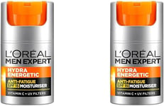 L’Oréal Paris men expert SPF 15 Hydra Energetic Anti Fatigue Moisturiser, White,