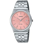 Casio Pink Dial Bracelet Watch MTP-B145-4AVDF WR 50M date NEW WITH TAGS